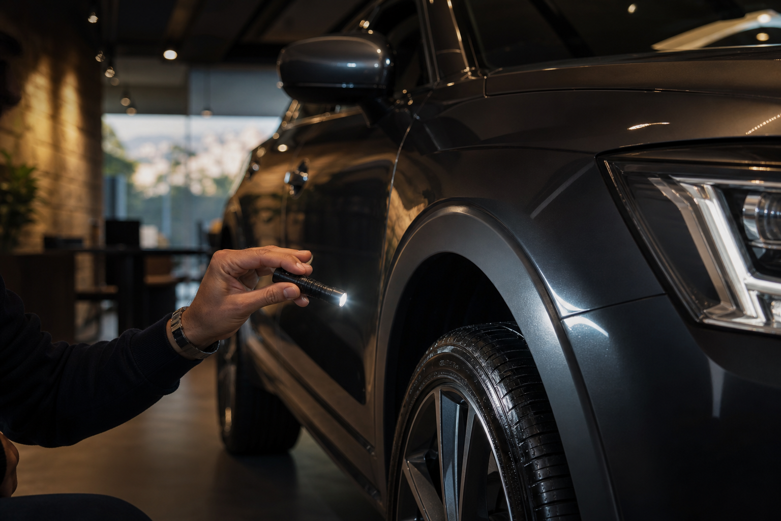 Custom Motorhaus visual of a vehicle inspection